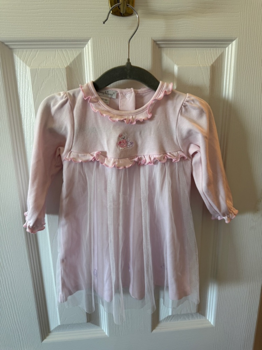 Kissy Kissy Baby Girl Pink Tulle Dress 12–18 Months